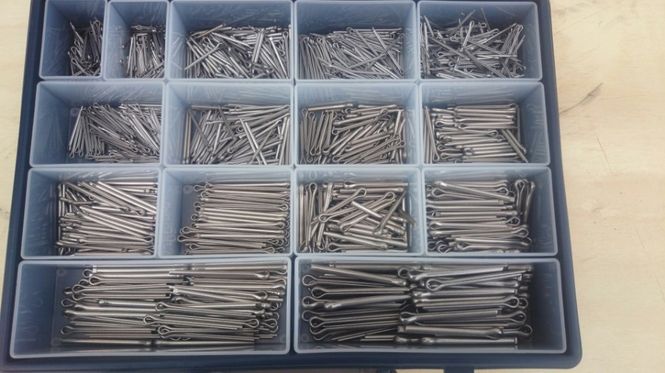 Hovedbilde Rustfrie splittpinner/hårnål