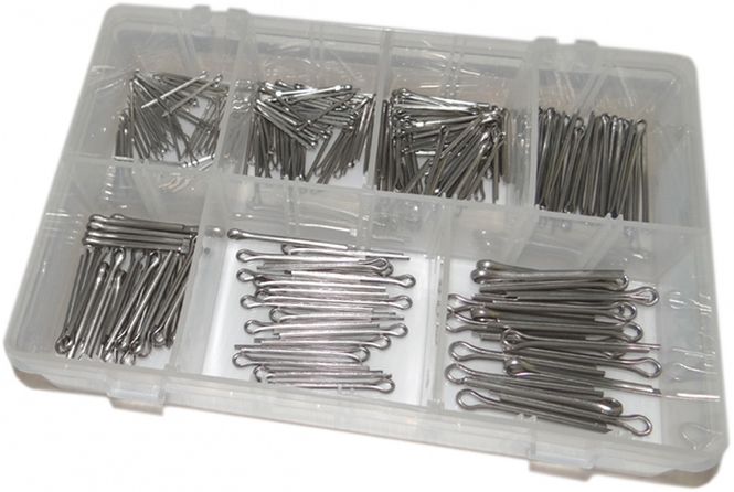 Hovedbilde 250stk Rustfrie saksepinner